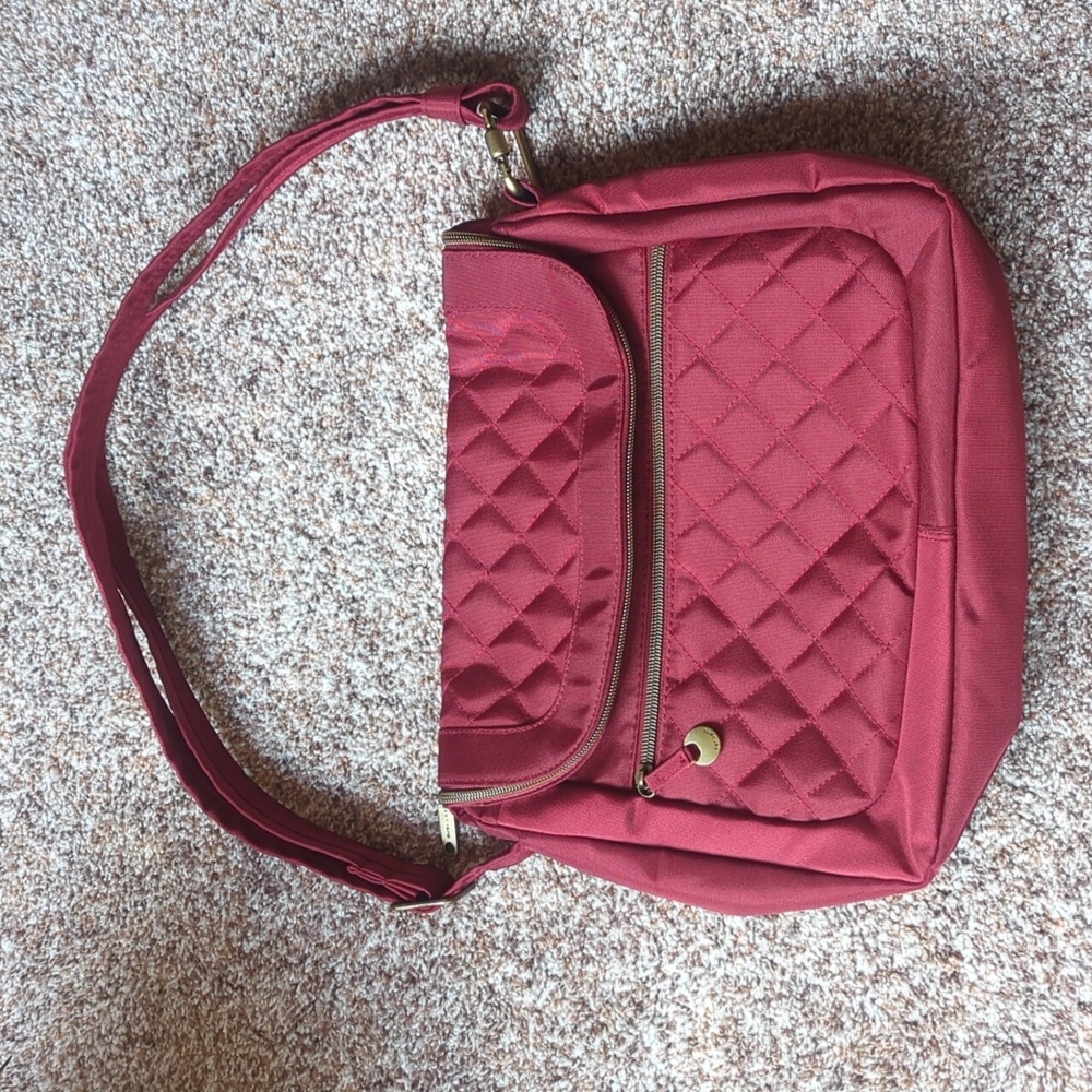 Travelon Quilted Flap Top Crossbody